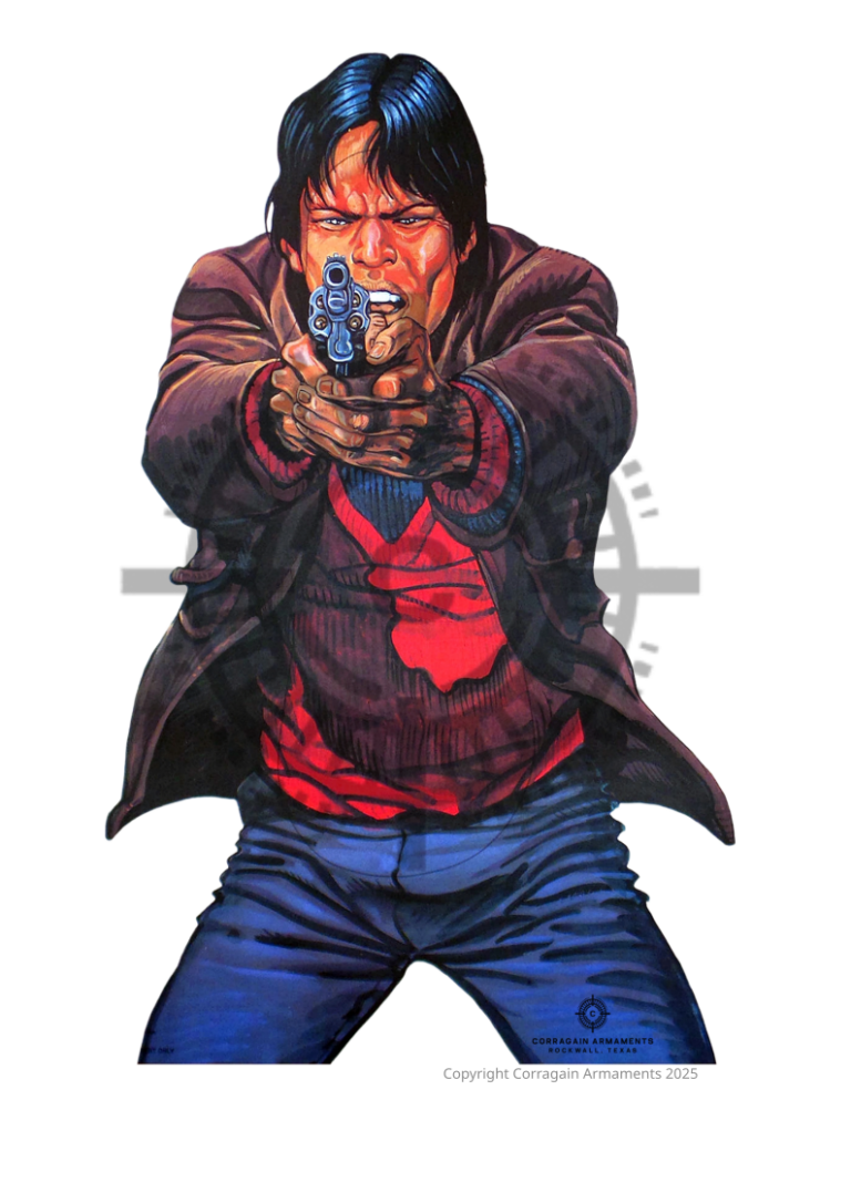 Vintage Target Revolver Watermark